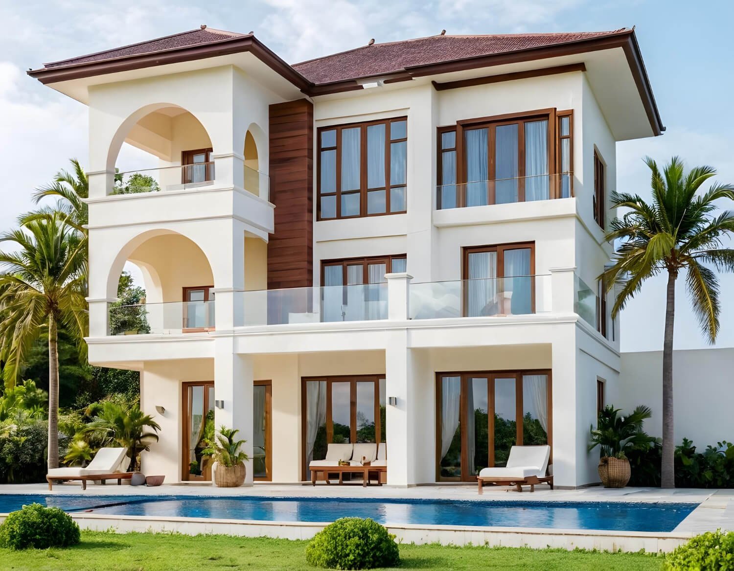 Modern luxury villa built by AXXION Prime Realty LLP